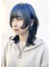 ショート/ウルフカット＋インナーカラー（ケアブリーチ）