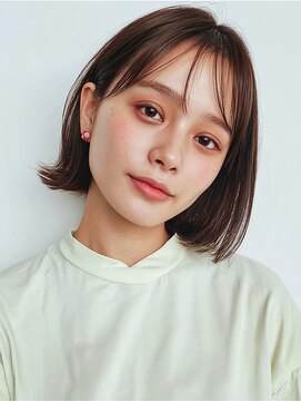 ロディーナコク 大口 新子安(rodina.coc) ミルクティーブロンド/ダークブルー/デジタルパーマ/大口新子安