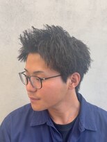 ルースト 南堀江店(ROOST)&nbsp;MEN'S/リバースセンターパート/ニュアンスパーマ/南堀江