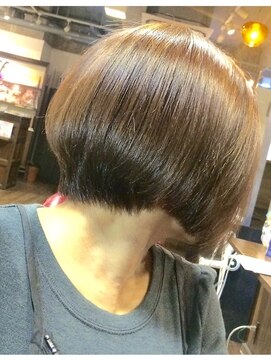 40代50代オススメ 楽ちん前下がりショートボブ L アクティフ Actif のヘアカタログ ホットペッパービューティー