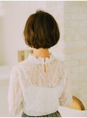 大人可愛い アゴラインボブ