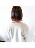 オレンジ裾カラー