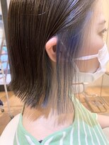 ネウィ 京橋(newi)&nbsp;【uta*_girls】　ｙｏｋｏ　インナーカラー　ブルー