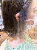 【uta*_girls】 yoko インナーカラー ブルー