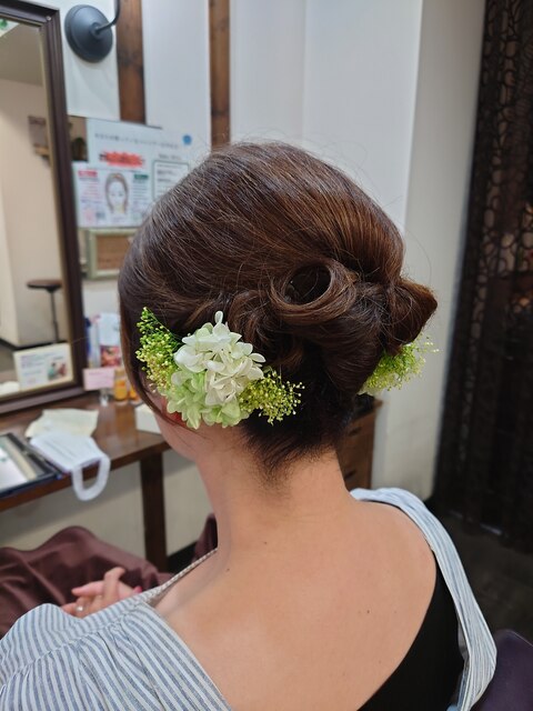 夜会ヘアアレンジ