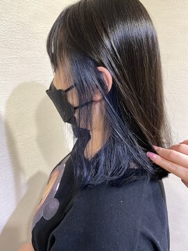 リアン 熊谷本店(Rien) ネイビーインナーカラー！