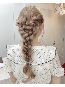 ロンプ(romp) 【ヘアセット】【編みおろし】【romp恵比寿】