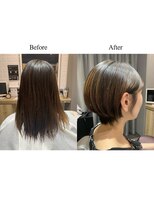 カミケンガレリア(kamiken. galleria)&nbsp;首元スッキリ美髪かわいい耳かけショート【カミケンガレリア】