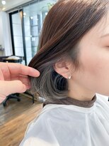 キーゴ 博多(KY-GO.)&nbsp;インナーカラー×グレー