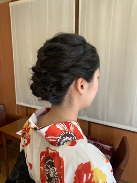 アメイジングヘアー 千歳店(AMAZING HAIR) 浴衣/夏祭り/ヘアセット/ヘアアレンジ/編み込み/ツイスト