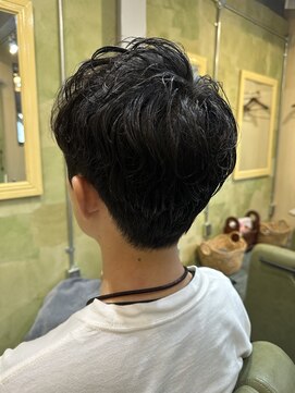 グレースマンカフェ(GRACE MAN CAFE) ナチュラルパーマスタイル