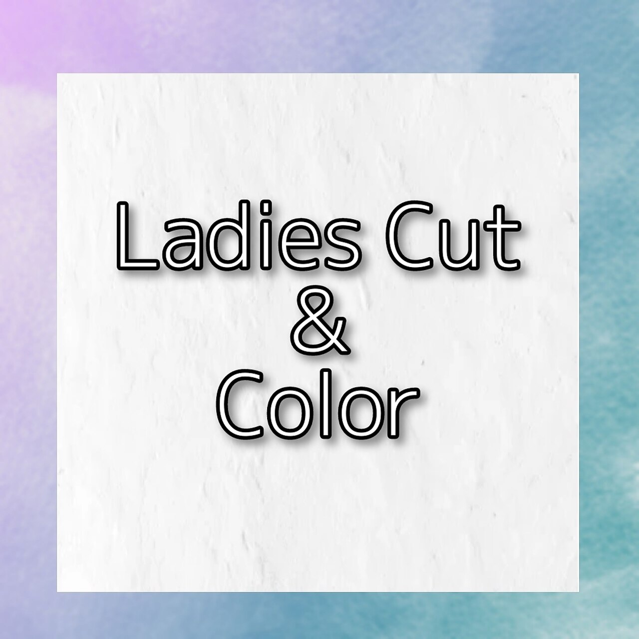 レディースカット＋カラー￥12000→￥8200