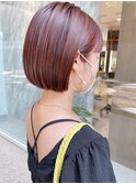 ストレートボブ*ミニボブ*ナチュラルボブ*ベリーカラー*髪質改善