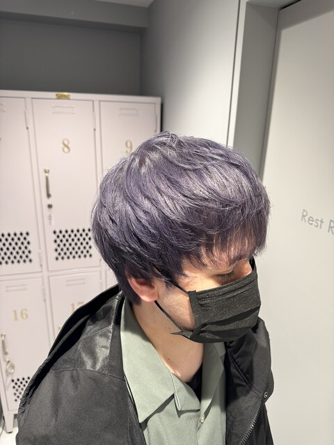 メンズシルバーhair