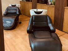 ベルカ ヘアー(BELCA hair)の雰囲気（自慢のくつろげるシャンプー台♪首が痛くならないのが特徴です。）