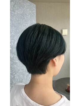 ポラリス(POLARIS) 耳掛けショート×ターコイズ