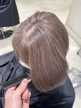 アソビ 表参道(ASOBI) ブリーチなしダブルカラー/白髪ぼかし/学割U24