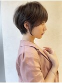 大人可愛いショート/ベージュ/イメチェン [熊本/上通/下通〕