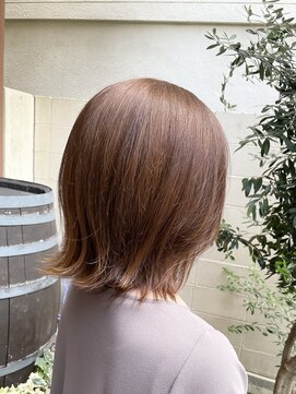 ココカラヘアー ニコ(cococara hair nico) オレンジベージュ/伸ばし中カット/レイヤー