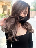 ハイライトバレイヤージュダブルカラーケアブリーチ30代40代