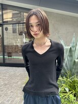 ノラジャーニー(NORA Journey)&nbsp;メンズボブウルフメンズミディアムレイヤーカットメンズウルフ