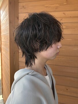 モントゥリー(Mon tree) ミディアムウルフシャドウパーマ