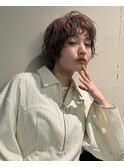海外ガール風ウェーブショート