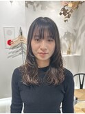 レイヤーカット×毛先パーマ