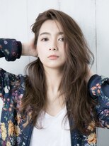 セイドット オモテサンドウ(Say. omotesando)&nbsp;Say.ロングレイヤーヘーゼルグレージュオリーブグレー暗めカラー