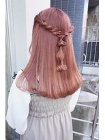 シィーム(cime) ヘアセット ハーフアップ