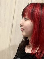 ヘアーリゾートガーデン 南林間店(Hair Resort Garden) レッド×ダークアッシュのツートン