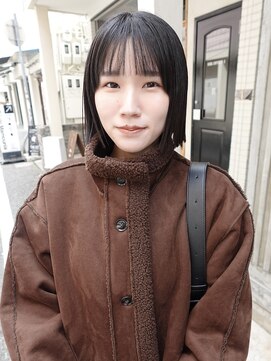 エヴリンアンドペイジ(Evelyn&paige) ミニボブ/ぱつっとボブ【神戸元町/水原】