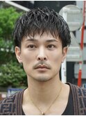 大人波巻きツイストスパイラルリバースセンターパート渋谷