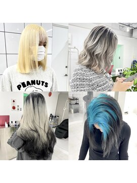ギア(GEAR.) 三宮人気美容室カラー集