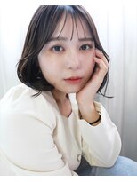 キングスベリー(Hair Relaxation King's Berry) フェイスレイヤー前下がりボブ2.28似合わせカット
