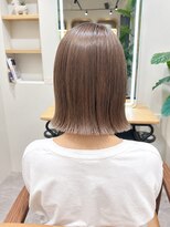 スーリール 室見店(Sourire)&nbsp;髪質改善ケアカラー＋プラチナベージュ☆