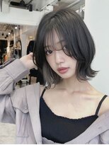 ロッソ 大橋店(Rosso) 暗髪のラフな外ハネボブ【大橋】