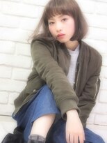 ザッツ 平井店(ZA'S) シースルーグレージュ×前下がりクラシカルボブ