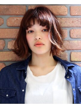 エムスラッシュ センター南(M.SLASH) 【M.SLASH】オシャレ上級者☆短めバングのエアリーミディ!