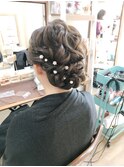 シニヨンロングヘアアレンジ【ヘアアレンジ　立川/立川南/袴】