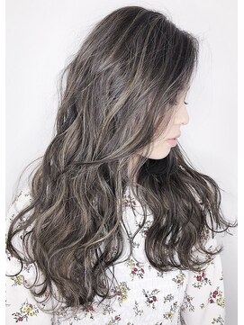 セシルヘアー 博多駅前店(Cecil hair) 無造作カールハイライトグラデーション3Dカラー