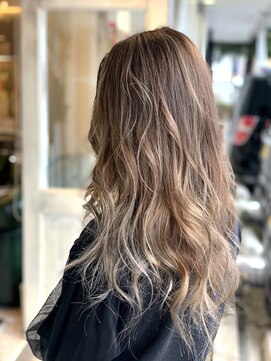 フェーディン(fa/din) ハイライトバレイヤージュベージュ