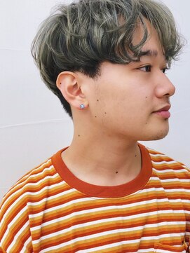 モロコ 神保町 小川町店(moloco) オリーブかき上げニュアンスマッシュシルバーカラー[神保町]2