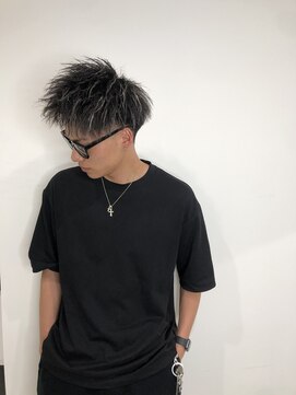 スタジオ ロサ(studio ROSA) メンズツイストスパイラル×ホワイトメッシュ☆担当マサキ