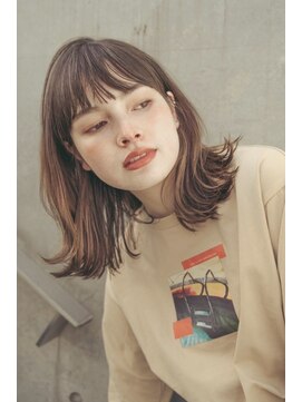 ガーデン タチカワ(garden tachikawa) 内巻きワンカールプラチナベージュヴェールカラー