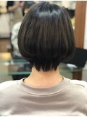 お手入れ簡単ショートボブ