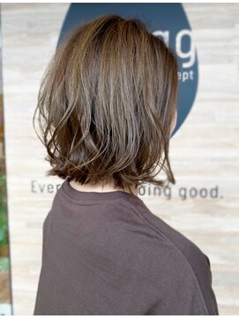 グロウ ヘアデザイン(grow) 大人ランダムボブ