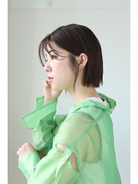 エクリ シセイドウ 麻布十番店(equri×SHISEIDO) 【麻布十番】もみれ毛ナチュラルボブ