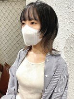 マジコ 下北沢本店(Magico) ダブルカラーインナーカラーミルクティーベージュカラー韓国