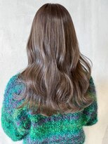 アイティーバイアルバム 松戸店(IT by ALBUM) 艶ベージュ_外ハネボブセクションカラーペールベージュ_ba380382